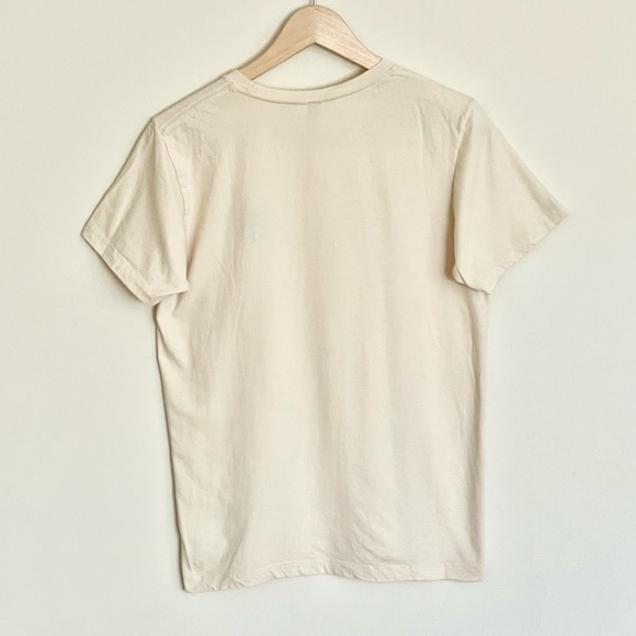 PRMTVO Clothing Embroidered Cosmic Patch Cream T Shirt Adult size Medium - Picture 6 of 8